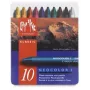 Caran d'Ache Neocolor I κηρομπογιές, σετ 10 τεμ., στρογγυλές, χάρτινο περίβλημα, ομοιόμορφα χρώματα 7000.310