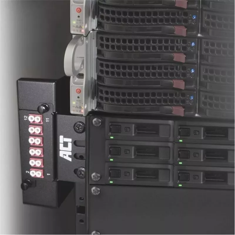 ACT Zero U βάση πολλαπλών χρήσεων FA2133 – τοποθέτηση σε rack 19 ιντσών, χάλυβας, μαύρο