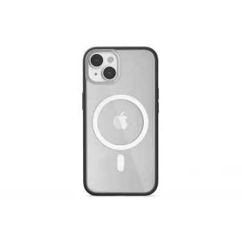 Woodcessories ECO643 θήκη iPhone 14 Plus - φιλικό προς το περιβάλλον μαύρο & διαφανές κάλυμμα πλάτης