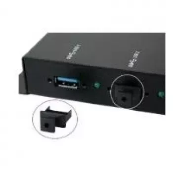EXSYS EX-1111 καλύμματα προστασίας από σκόνη USB Type-A (συσκευασία 10 τεμ., μαύρο)