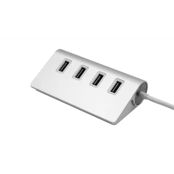EXSYS EX-1134-2 USB 3.2 Gen 1 4-Port Hub με καλώδιο USB-C και προσαρμογέα USB-A