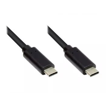 EXSYS EX-K1585-0.5 Καλώδιο USB-C σε USB-C 0,5m Μαύρο