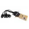 EXSYS Κάρτα σειριακή PCI 4 θυρών RS-232 με chipset FTDI (EX-41084)