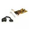 EXSYS EX-41384 Κάρτα σειριακή PCI 4 θυρών RS-232 με βραχίονα low-profile