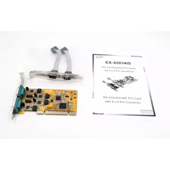 EXSYS EX-42034IS Κάρτα σειριακή PCI 4 θυρών RS-232/422/485 με προστασία υπέρτασης & οπτική απομόνωση