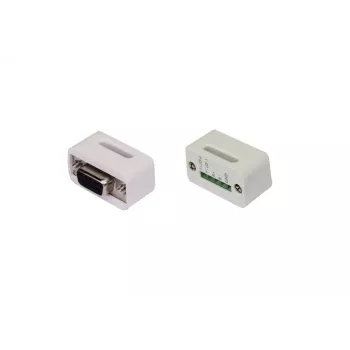 EXSYS EX-47995 Προσαρμογέας σειριακός 9-Pin D-SUB σε 5-Pin κλέμμενμπλοκ, Λευκό