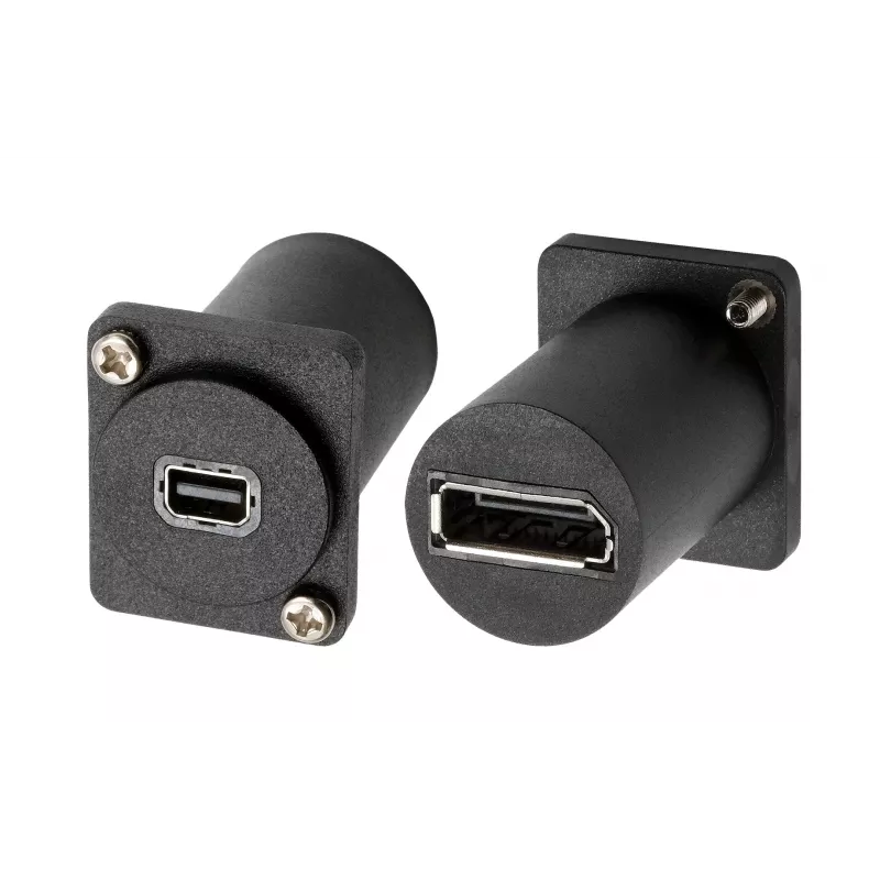 EXSYS EX-49169 Προσαρμογέας Τύπου D Υποδοχή Mini DisplayPort σε Υποδοχή DisplayPort Τοποθέτηση σε Πάνελ