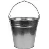 Bradas Γαλβανισμένος χαλύβδινος κουβάς 5 L ασημί με μεταλλική λαβή J5314