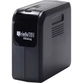Riello UPS iDialog IDG 600 - 600 VA Line-Interactive UPS, 4 έξοδοι Schuko, USB, Tower, μαύρο