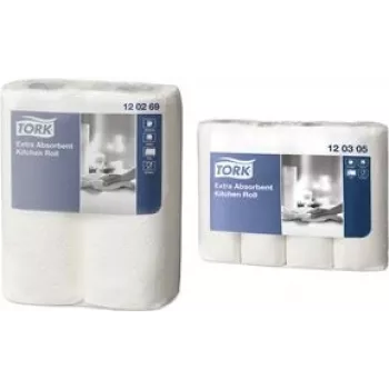 Tork 120305 Χαρτοπετσέτα κουζίνας, συσκευασία 4 ρολών