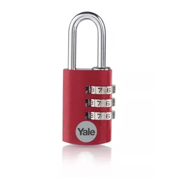 Yale YE3CB/38/131/1/CO 38mm κόκκινο λουκέτο με συνδυασμό