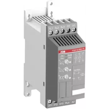 ABB PSR16-600-70 Εκκινητής ομαλής εκκίνησης, 16 A, 208-600 V AC, έλεγχος 100-240 V AC, 3 φάσεων, 7,5 kW στα 400 V 1SFA896107R7000