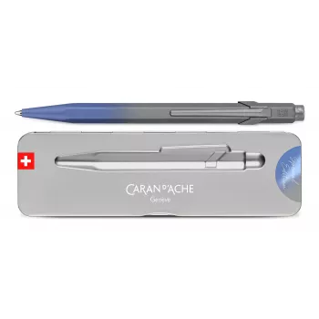 Caran d'Ache 849 Στυλό διαρκείας Storm Blue Claim Your Style 5th Edition Medium μπλε μελάνι NM849.589