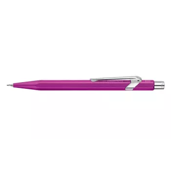 CARAN D'ACHE 844 Colormat-X μηχανικό μολύβι 0,7 mm, βιολετί σατινέ αλουμινένιο εξαγωνικό σώμα 844.605