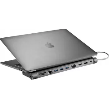 XTREMEMAC XWH-CDH-13 σταθμός σύνδεσης USB-C 12 θυρών Space Gray