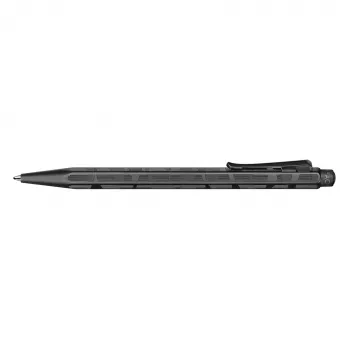 Caran d'Ache Ecridor Black Lines στυλό διαρκείας, Medium, μαύρο μελάνι, επικαλυμμένο με παλλάδιο εξαγωνικό σώμα 890.010