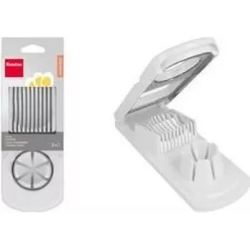 Metaltex Universal Κόφτης αυγών, ABS πλαστικό, Ασημί/Λευκό, 1 τεμ. (204510014)