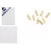 KANGARO Καμβάς σε τελάρο 300 x 300 mm, 100% βαμβάκι 380 g/m², 3 στρώσεις Gesso, Συσκευασία 4 τεμ. (K-810041)