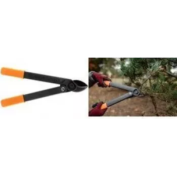 Bradas Αμόνι Ψαλίδι κλαδιών V-SERIES SUPER LIGHT ανθρακί/πορτοκαλί, λεπίδα αμονιού με προστατευτική επικάλυψη, 1 τεμ. (KT-V1260)
