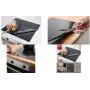 Metaltex Προστατευτικό χαλάκι επαγωγικής εστίας 610 x 520 mm μαύρο fiberglass με επικάλυψη σιλικόνης 252495000