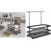 Metaltex Tokyo LAVA οργανωτής νεροχύτη, ματ μαύρο, μέταλλο, ανθεκτικό στη σκουριά, ανθεκτικό στις κρούσεις, 1 τεμ. 352902000