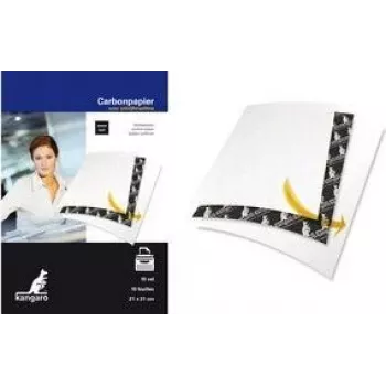 KANGARO K-7800966 καρμπόν DIN A4+ 10 φύλλα μαύρο 210 x 310 mm για γραφομηχανές