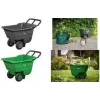 Bradas HANDY-GO καρότσι κήπου 90 L πράσινο, αντοχή 150 kg, πλαστική λεκάνη, χαλύβδινο πλαίσιο, φουσκωτός τροχός TQ-WB090GR