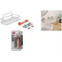 Metaltex Reflex Luxy Vacuum-Fix ράφι τοίχου ασημί 1-επίπεδο 403329000