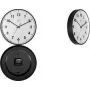 NEXTIME STIL Επιτοίχιο ρολόι χαλαζία 400 mm λευκό καντράν μαύροι δείκτες 7317-V2