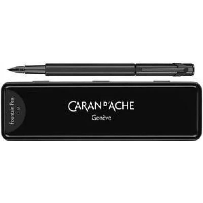 Caran d'Ache 849 Black Code πένα, Μεσαία μύτη, Ματ μαύρο 840.496