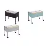 DURABLE ECONOMY DUO 100 A4 Καρότσι εκκρεμών φακέλων, 2 επίπεδα, χωρητικότητα 100 φακέλων, Μαύρο 308223