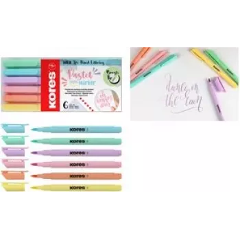 Kores Μαρκαδόροι με πινέλο Marker Pastel Stil, 1 τεμ. M21462