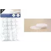 Kangaro K-5062 Αυτοκόλλητες κουκκίδες Velcro, 20 mm, λευκές