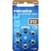 Renata ZA312 Μπαταρία ακουστικού ψευδαργύρου-αέρα PR41 165 mAh 1,4 V συσκευασία 6 τεμ. ZA312.DP6 0HG