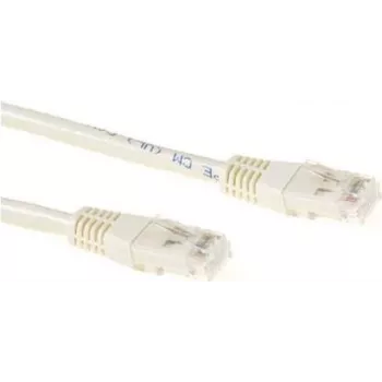 ACT Cat6a U/UTP καλώδιο patch, 0,25m, εκρού, RJ45, 10Gbps, 500MHz IB3352