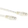 ACT Cat6a U/UTP καλώδιο patch, 0,25m, εκρού, RJ45, 10Gbps, 500MHz IB3352