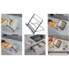 Metaltex Tokyo LAVA Βάση βιβλίου κουζίνας μαύρο ματ 352918000