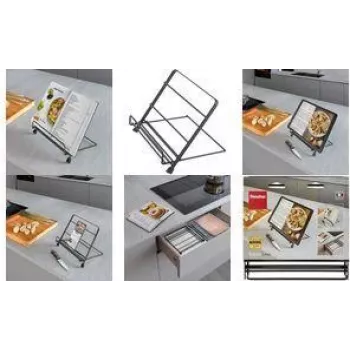 Metaltex Tokyo LAVA Βάση βιβλίου κουζίνας μαύρο ματ 352918000