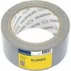 RAADHUIS Υφασμάτινη ταινία, 50 mm x 50 m, ασημί κολλητική ταινία για επισκευές, σχίζεται με το χέρι – 1 ρολό (RD-351312)