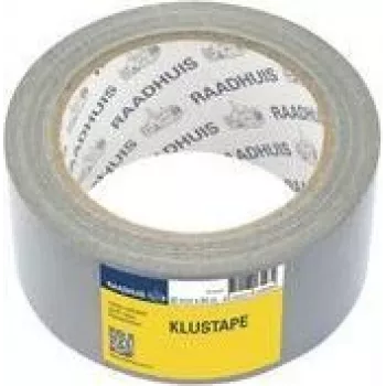 RAADHUIS Υφασμάτινη ταινία, 50 mm x 50 m, ασημί κολλητική ταινία για επισκευές, σχίζεται με το χέρι – 1 ρολό (RD-351312)