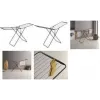 Metaltex Horizon ONYX Απλώστρα με φτερά, 20 m επιφάνεια στεγνώματος, μαύρος χάλυβας με εποξική επίστρωση, πτυσσόμενη, ρυθμιζόμενα διπλά πλέγματα 407940000