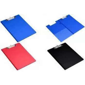 PAVO Πινακίδα με κλιπ με επίστρωση PVC, DIN A4, Κόκκινο 8013715