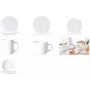 Esmeyer Arcoroc EVERYDAY Πιάτο σούπας, 225 mm, Λευκό σκληρό γυαλί, σετ 6 τεμ. (384-3101)