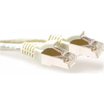 ACT Ελεφαντόδοντο 0,5m S/FTP CAT6A Snagless Καλώδιο patch με βύσματα RJ45 FB6000