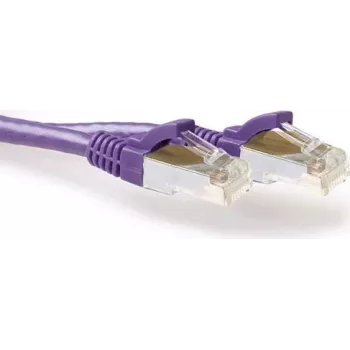 ACT FB2305 5m Cat6a S/FTP LSZH Καλώδιο patch δικτύου, βιολετί