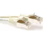 ACT ελεφαντόχρωμο καλώδιο patch 3m S/FTP CAT6A Snagless (FB6003)
