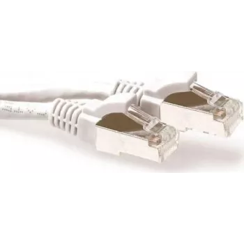 ACT 25m LSZH S/FTP CAT6a Snagless καλώδιο patch, λευκό FB7325