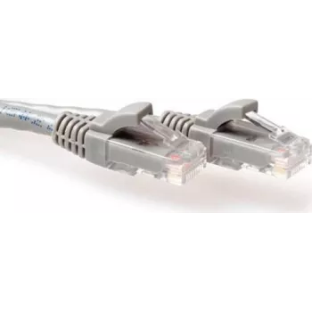 ACT Γκρι 0,25 m U/UTP CAT6 Snagless καλώδιο patch με βύσματα RJ45 (IS8052)