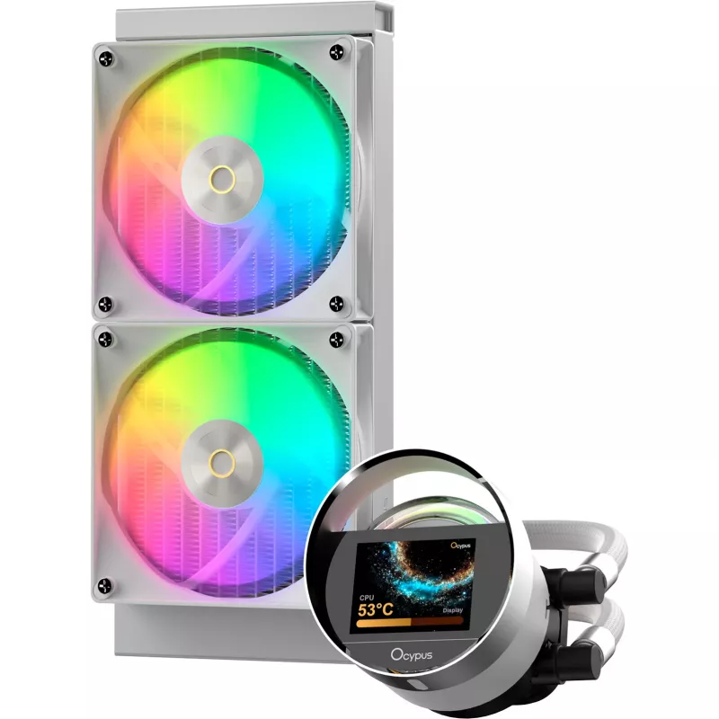 Ocypus Sigma L24 ARGB Λευκό 240mm Υγρόψυκτρα CPU