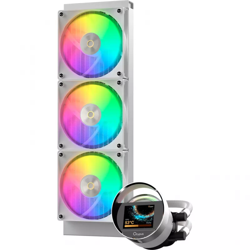 Ocypus Sigma L36 ARGB Λευκό 360mm Υγρόψυκτρα CPU